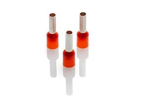 4MM ORANGE CORD END