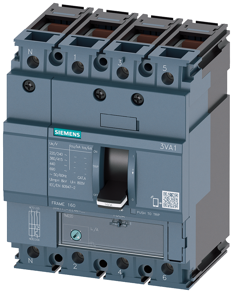 3VA1 4 POLE 16AMP 36
